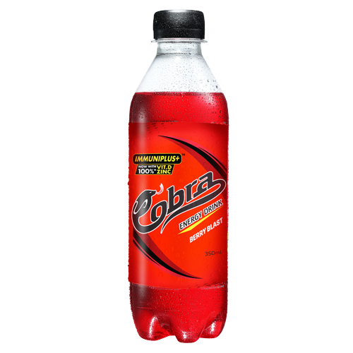 COBRA Energy Drink Berry Blast 350ml 1's price in the Philippines